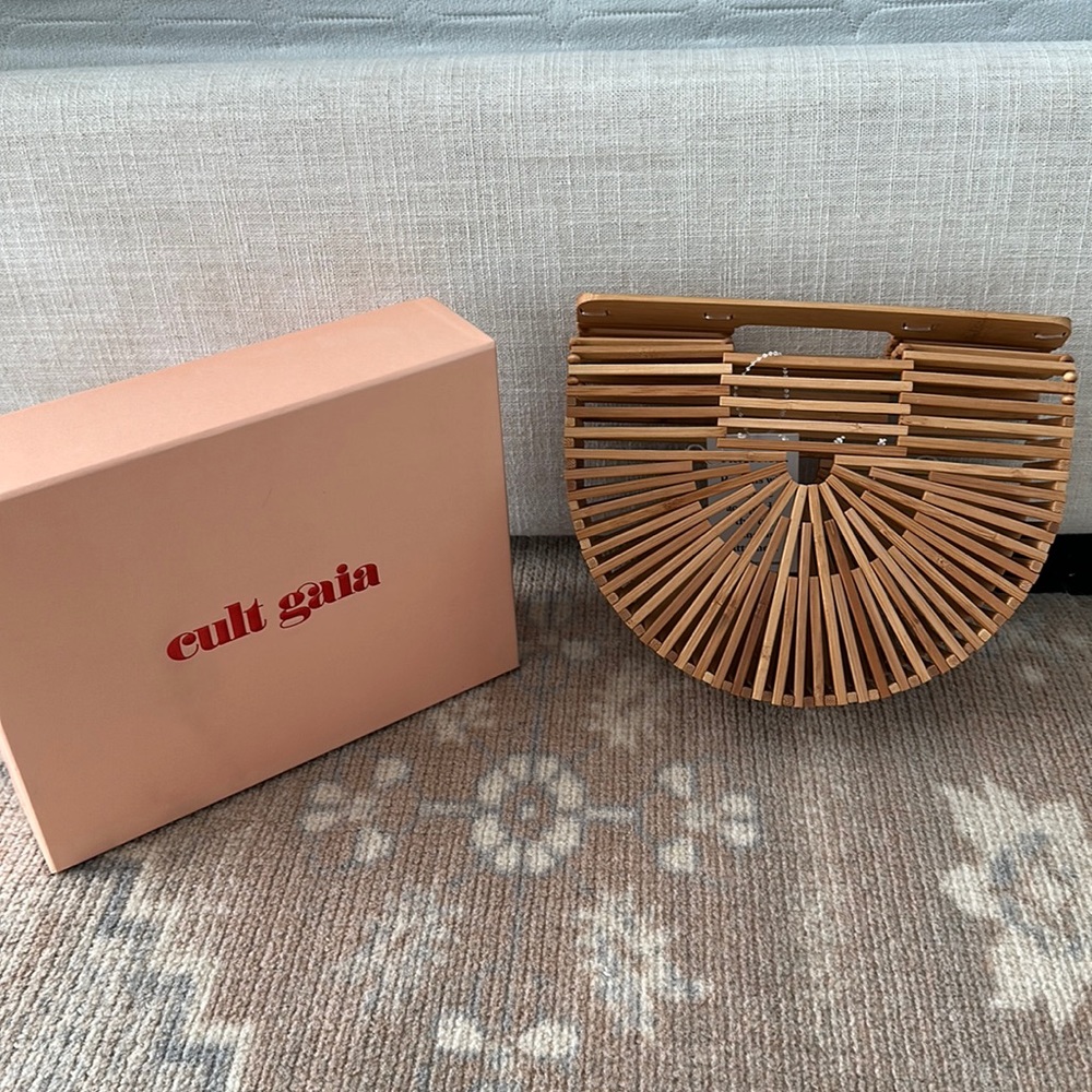 Cult Gaia Ark bamboo bag